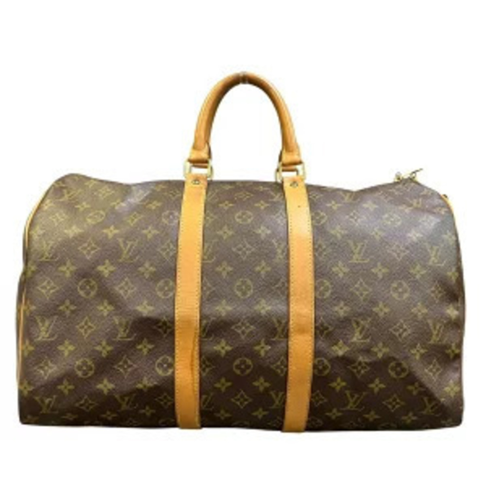 Louis Vuitton Monogram Keepall Bandouliere Boston Bag
